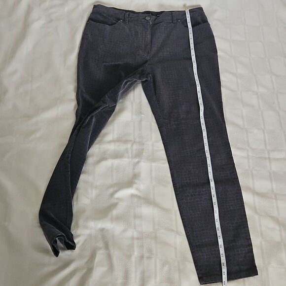 Olsen Women's Mona Slim Casual Pants Gray 12 - Picture 7 of 16